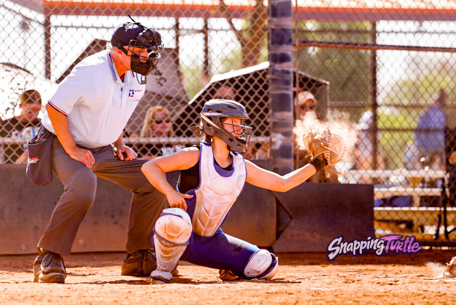 Youth sports action captured mid-game
